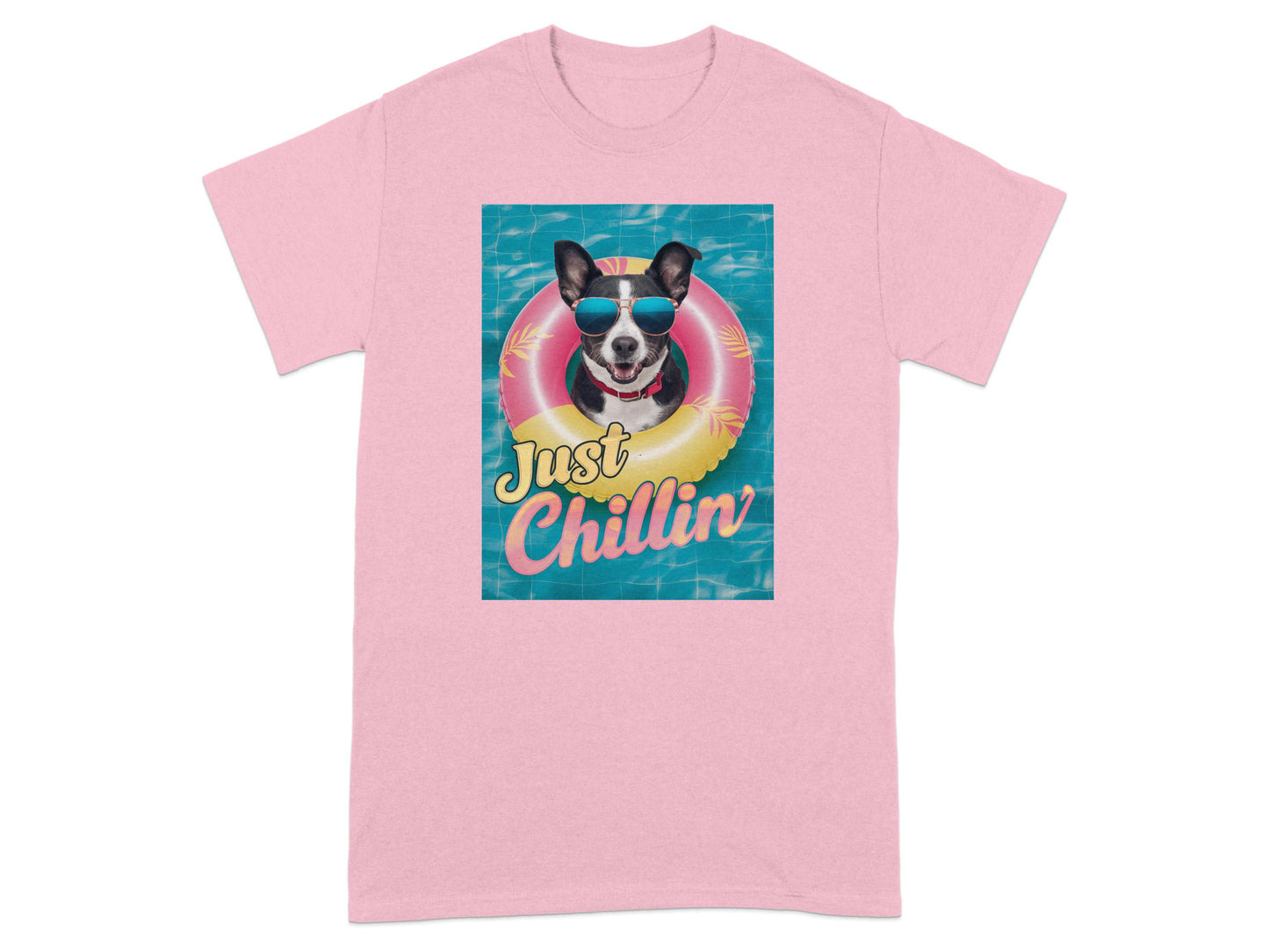Just Chillin' Dog in Sunglasses Graphic T-Shirt product