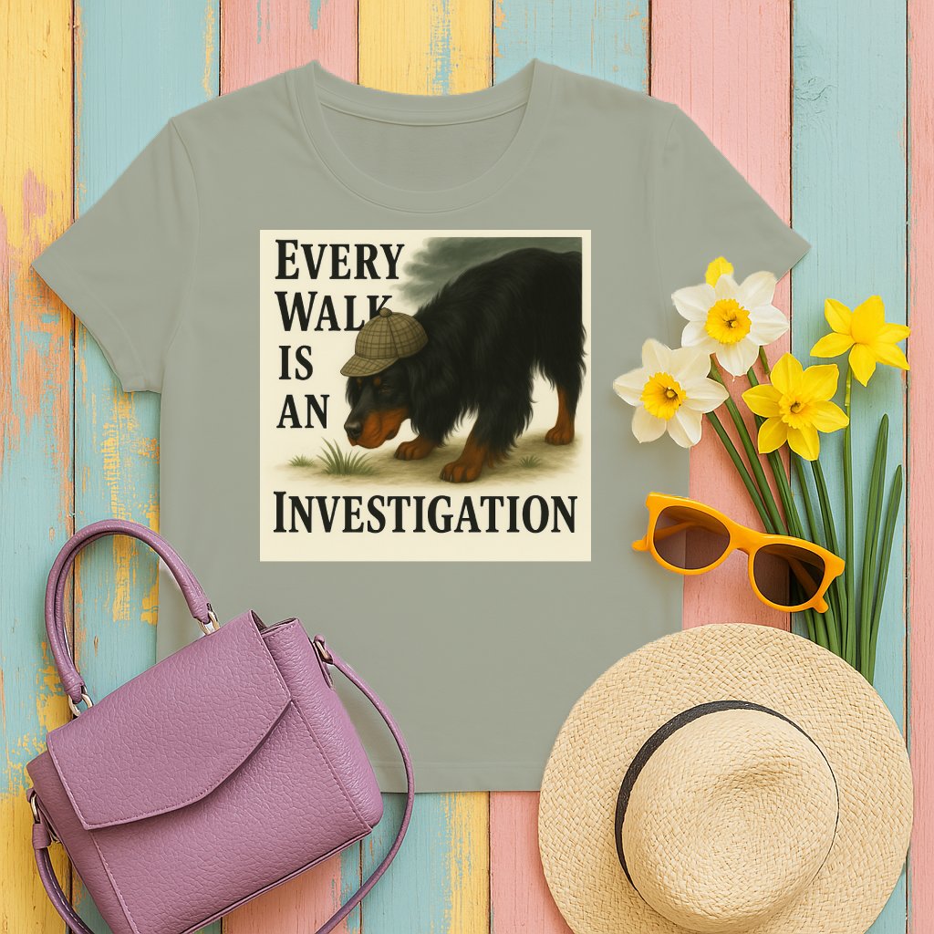 Every Walk is an Investigation Dog Shirt product