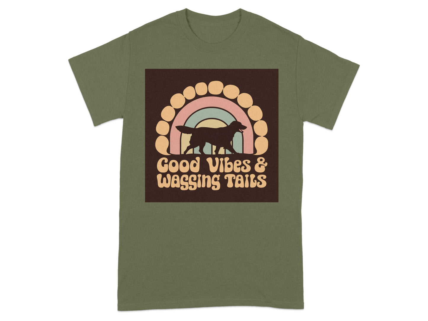 Good Vibes and Wagging Tails Graphic Tee product