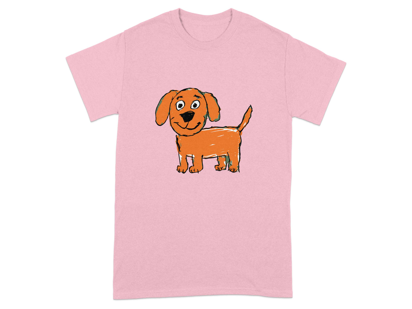 Adorable Cartoon Puppy Graphic T-Shirt product
