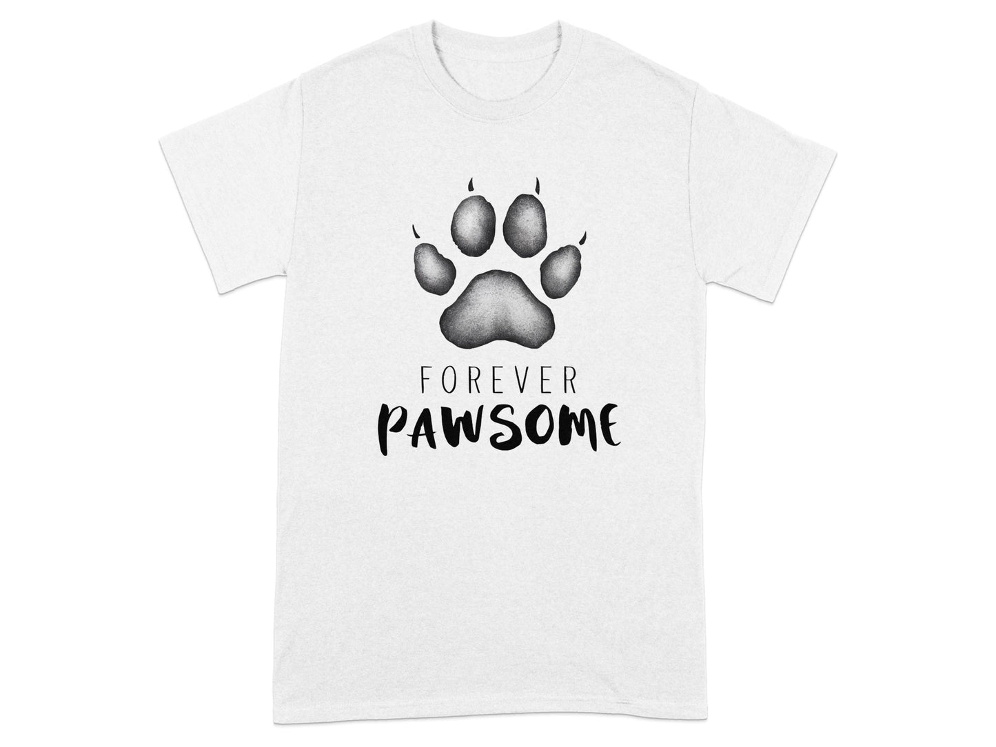Forever Pawsome Graphic Print T Shirt product type