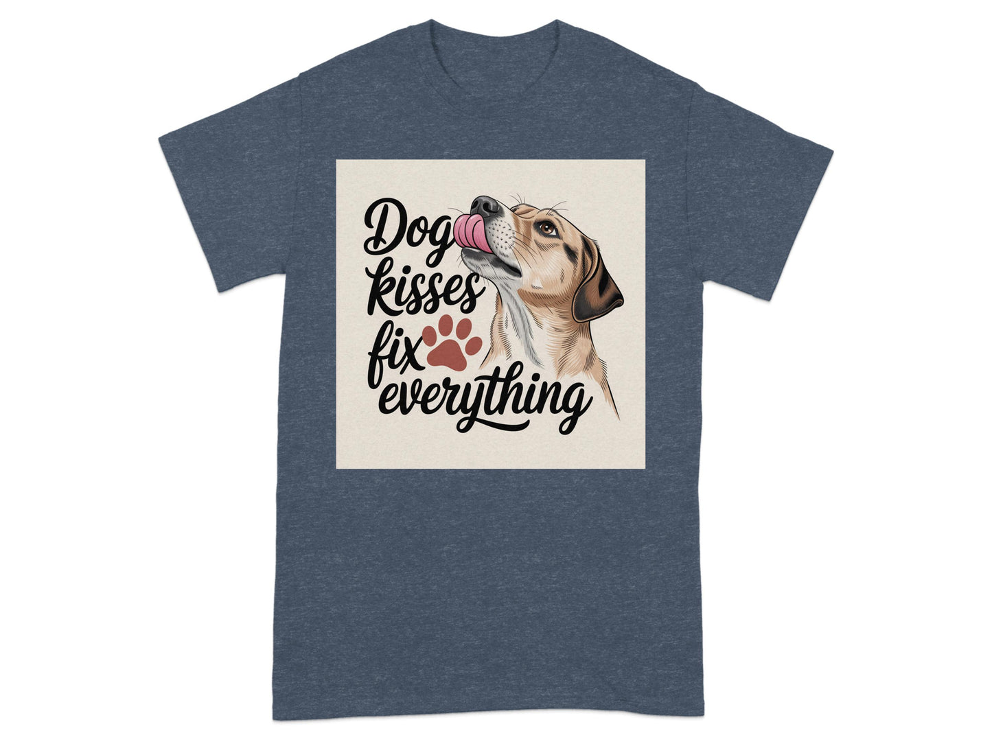 Dog Kisses Fix Everything Graphic T-Shirt product type