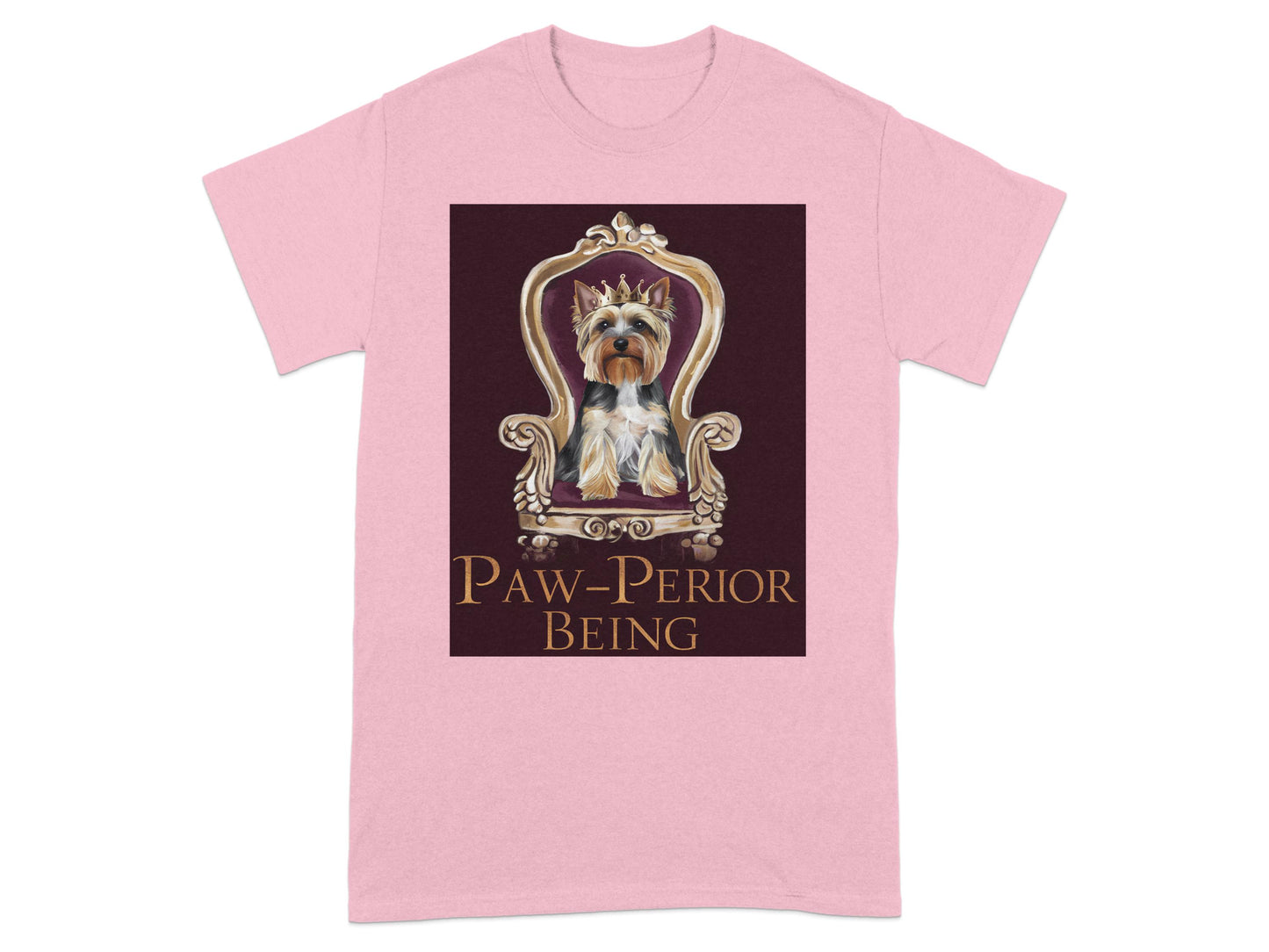 Paw-Perior Being Dog Art Printed T-Shirt product