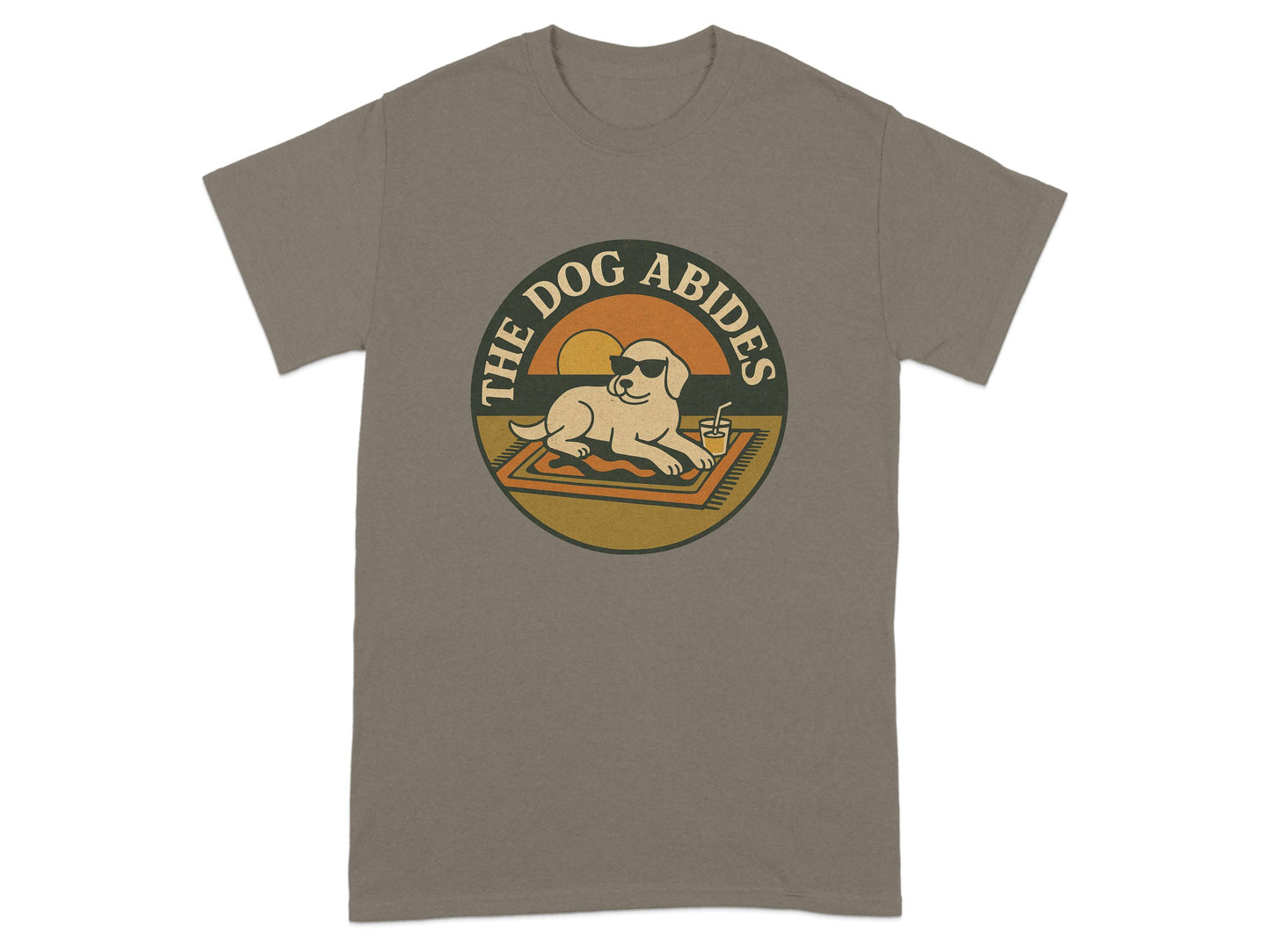 The Dog Abides Retro Graphic T-Shirt product