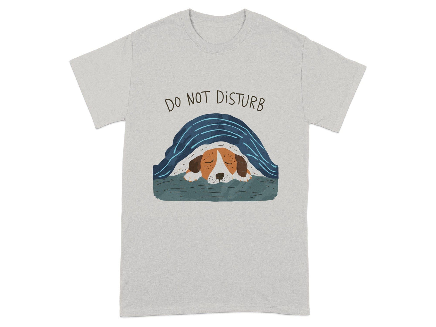 Do Not Disturb Dog Design Graphic Printed T-shirt product