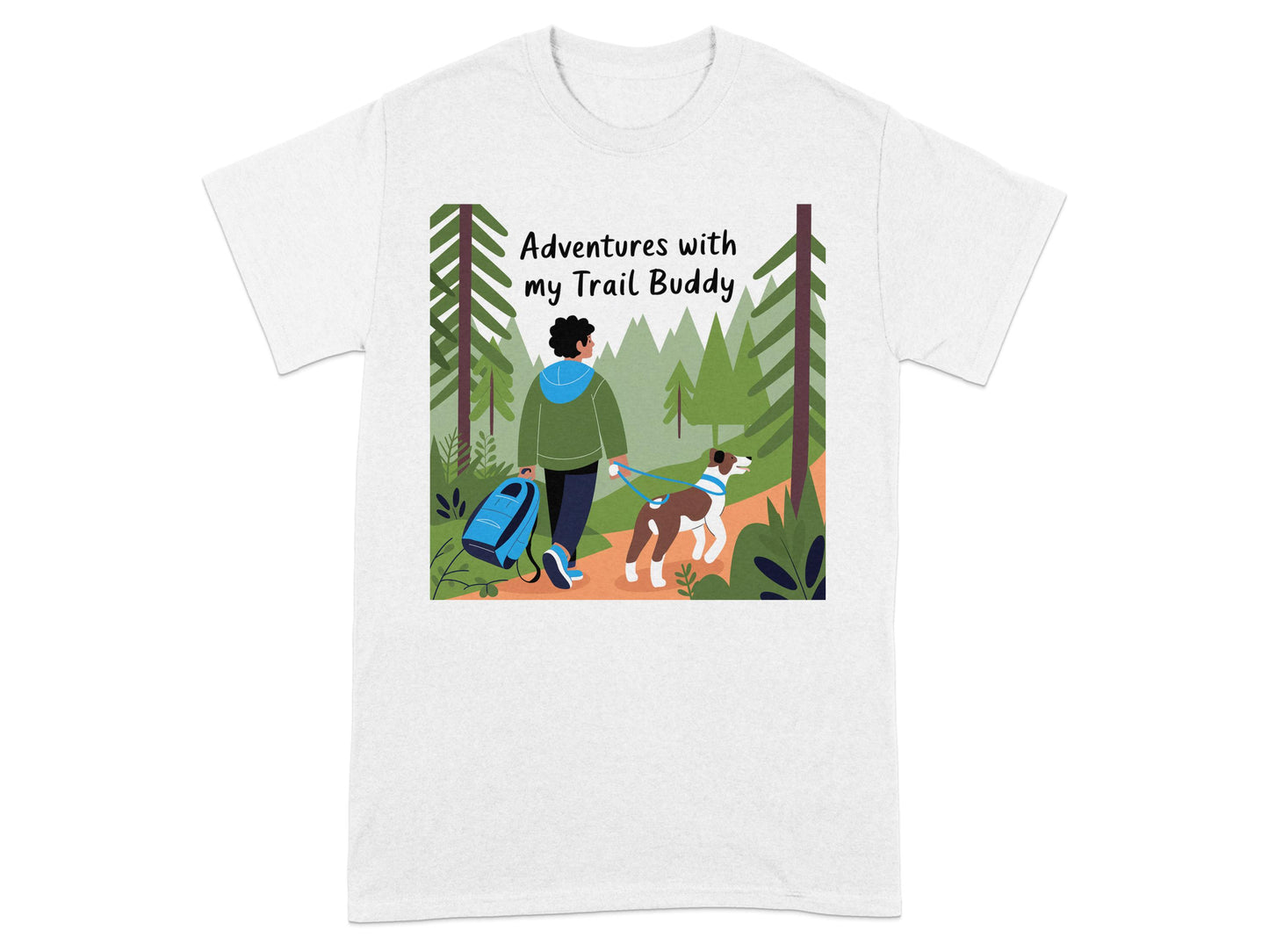 Adventures With My Trail Buddy Graphic T-Shirt product type