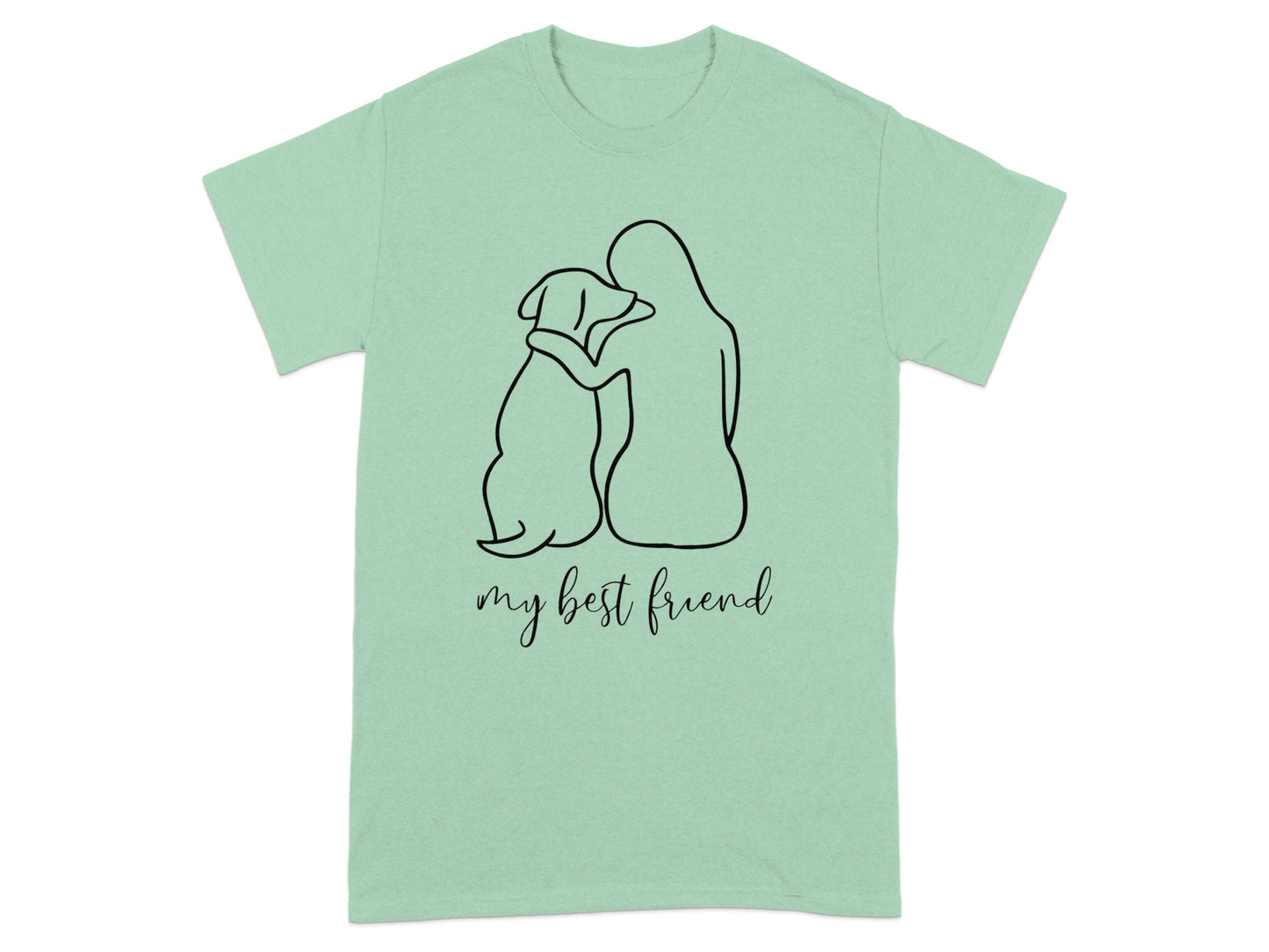 My Best Friend Dog and Human Design T-shirt product