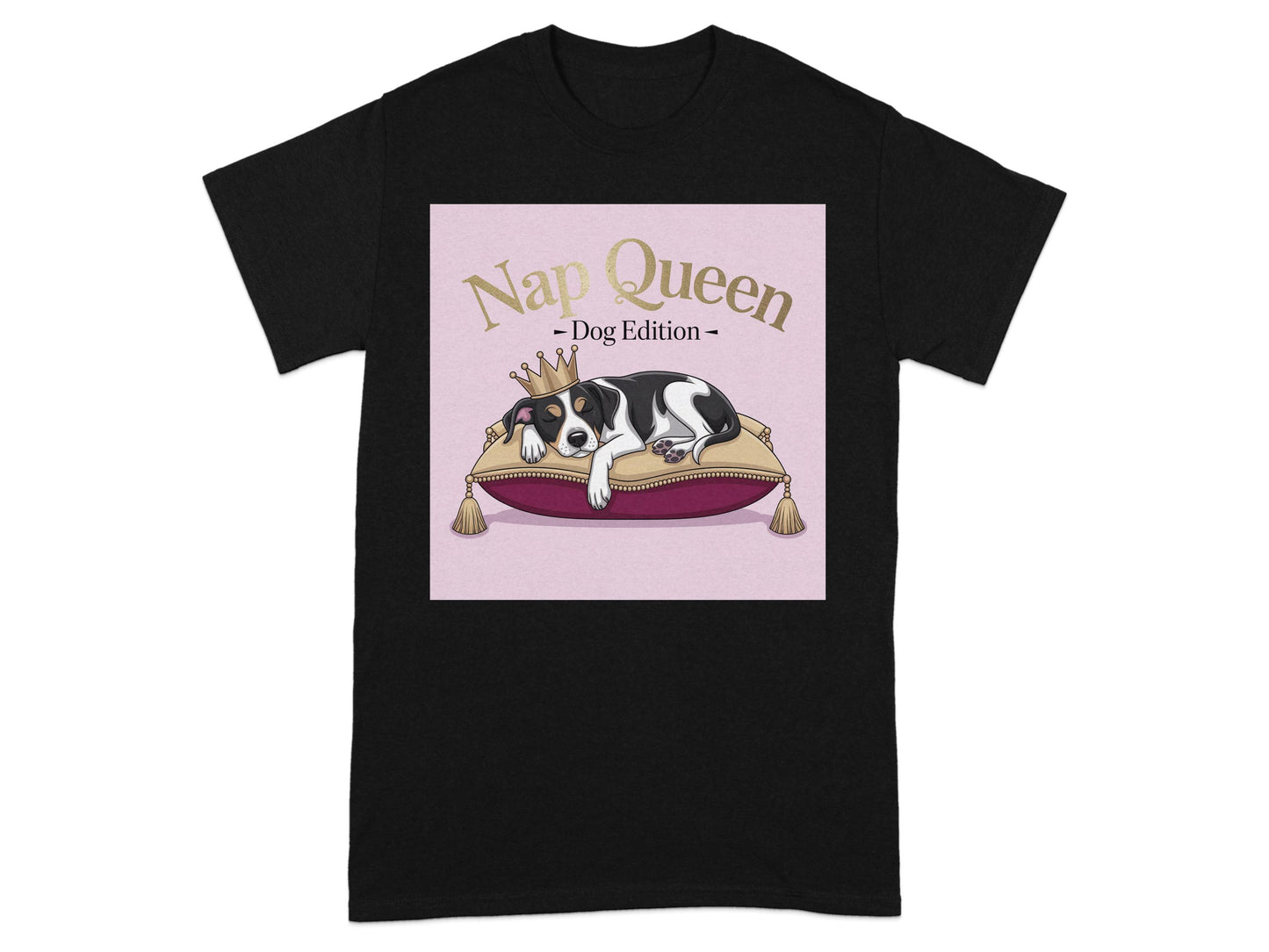 Nap Queen Dog Edition graphic t-shirt product