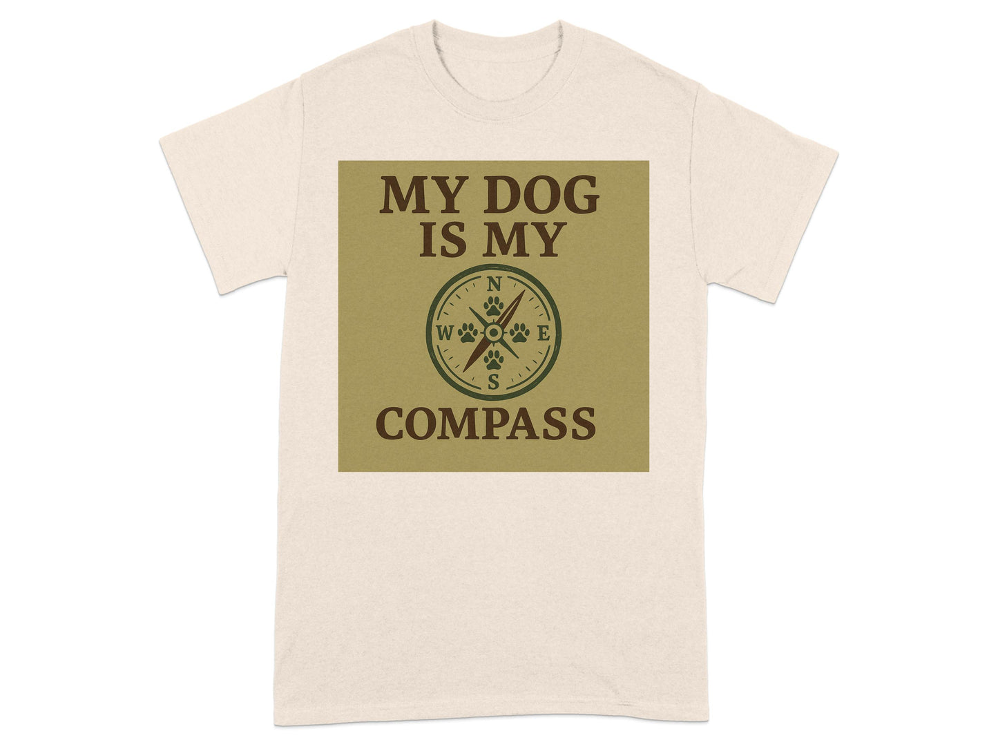 My Dog is My Compass Graphic Statement Product Type