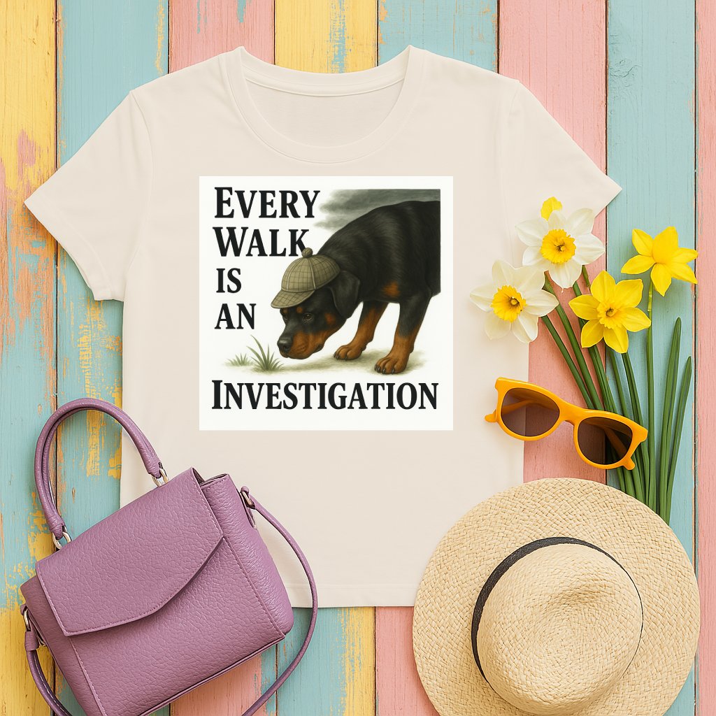 Every Walk Is An Investigation Printed Shirt Product