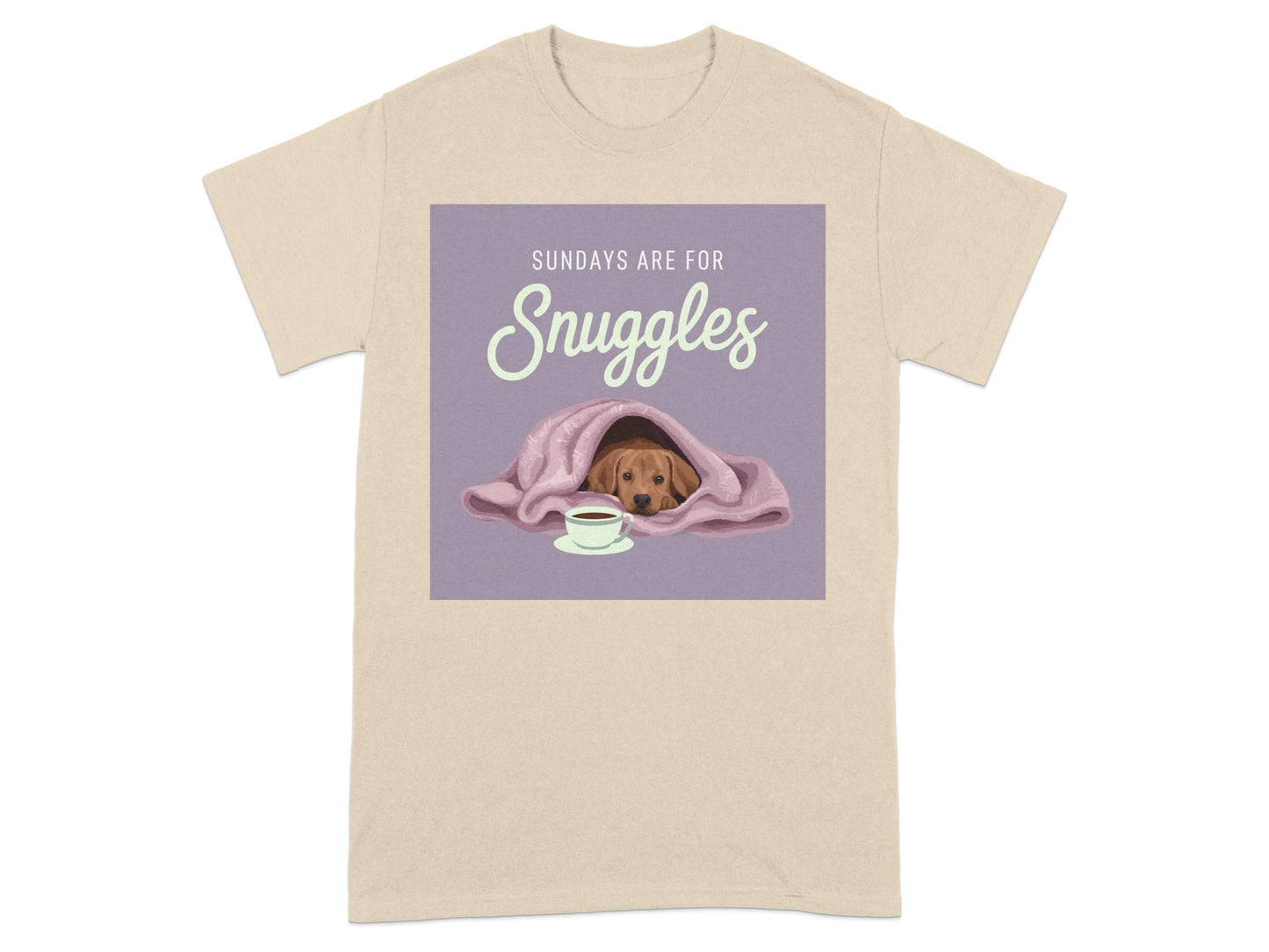 Sundays Are For Snuggles Dog Lover Shirt product type