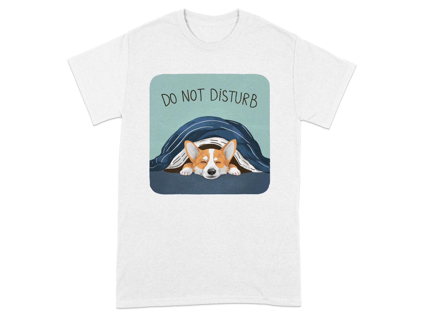 Do Not Disturb Sleeping Corgi Graphic T-shirt product type