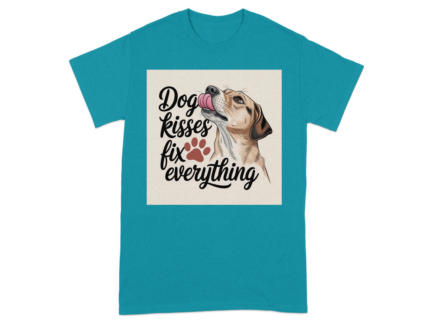 Dog Kisses Fix Everything T-shirt product type