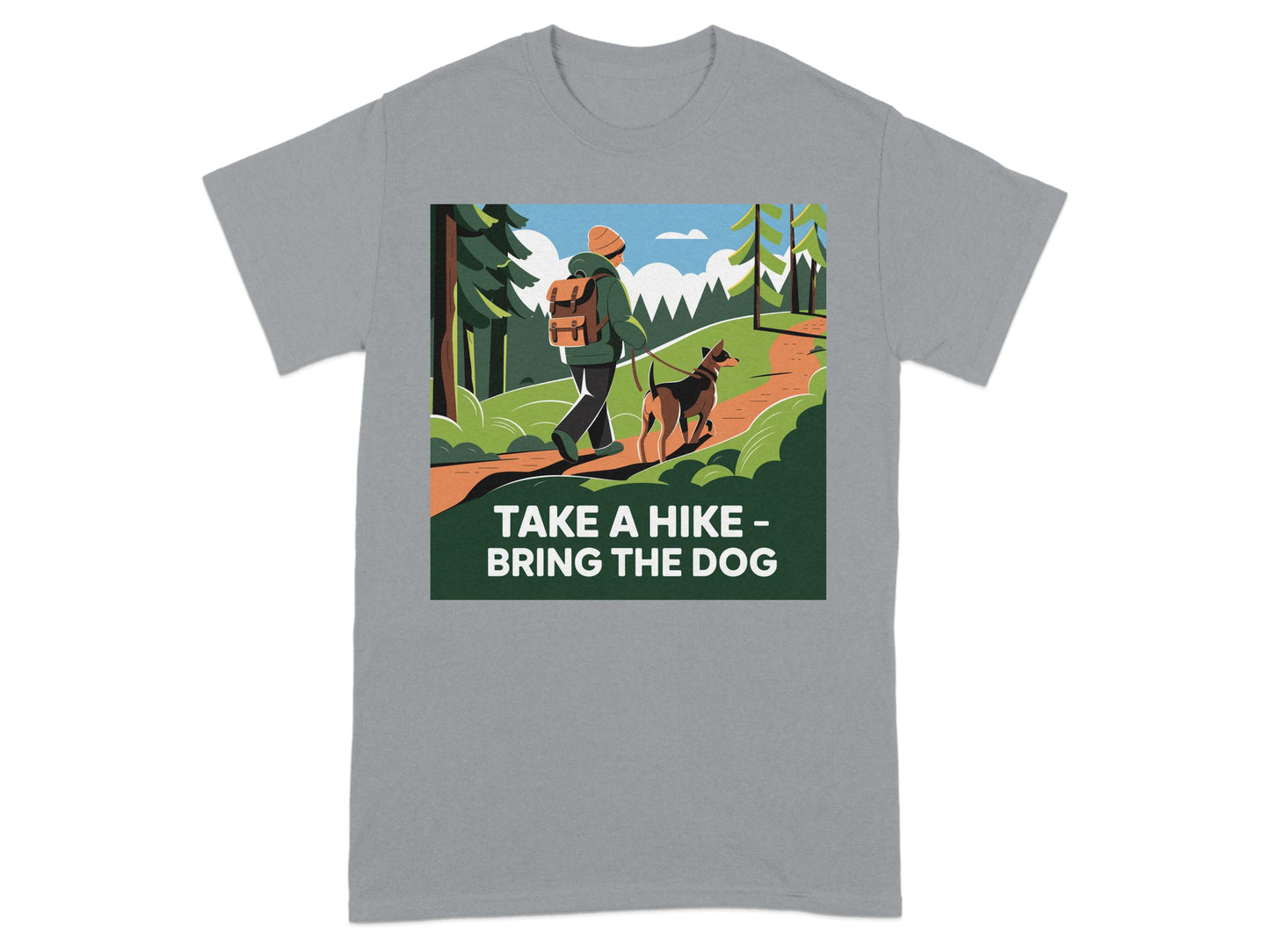 Take a Hike Bring the Dog Graphic Tee product type