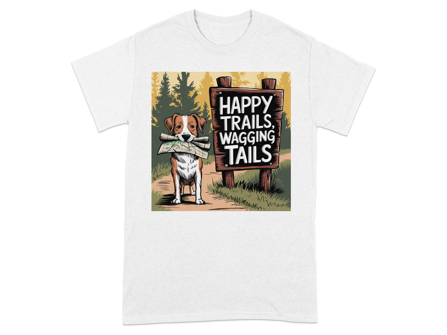 Happy Trails Wagging Tails T-shirt product