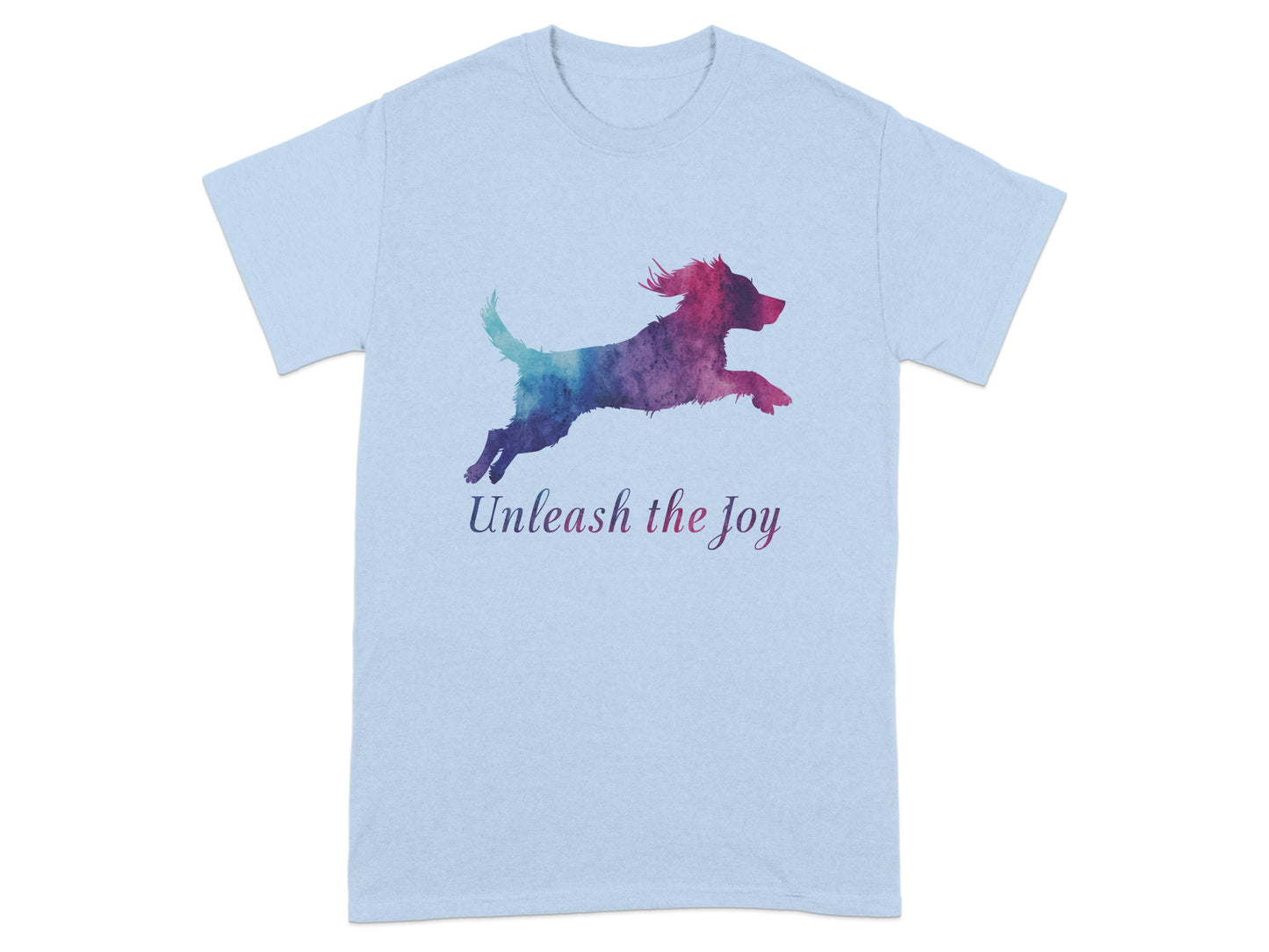 Unleash the Joy Dog Design Printed T-shirt product