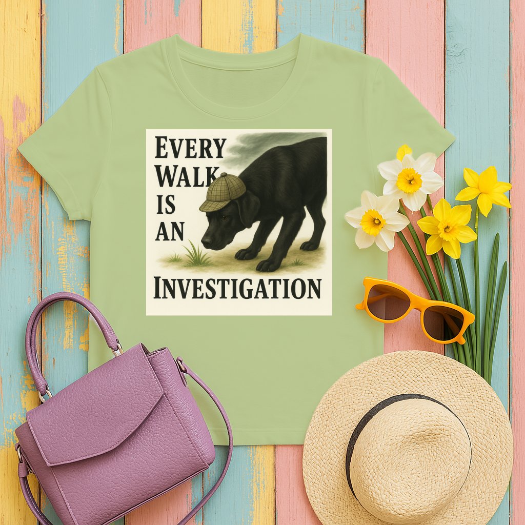 Every Walk Is an Investigation T-shirt product