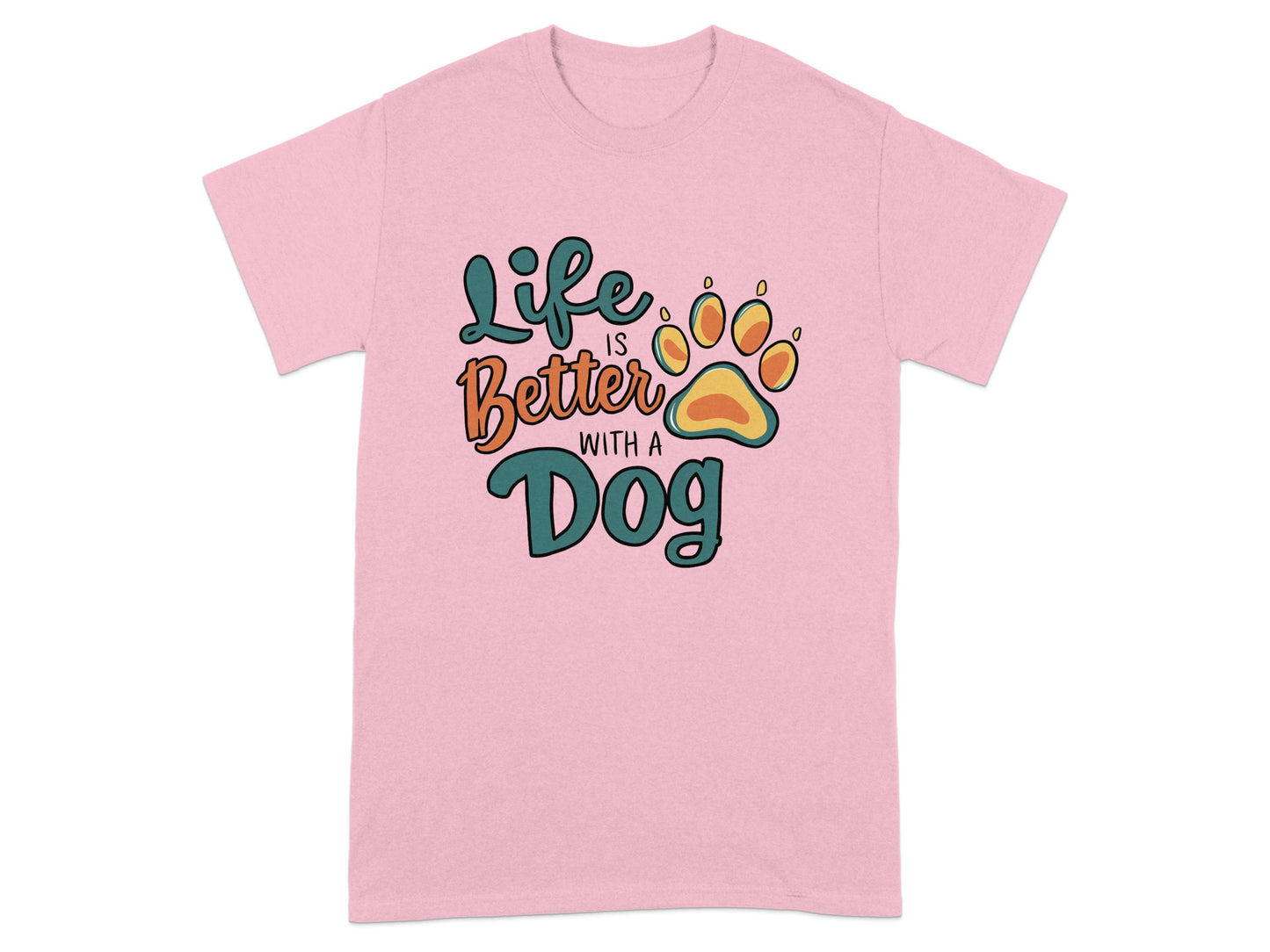 Life is Better with a Dog Graphic T-Shirt product