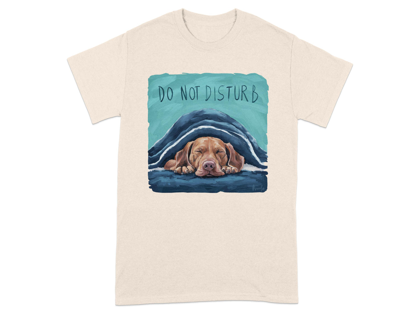 Do Not Disturb Sleeping Dog Graphic T-Shirt product type