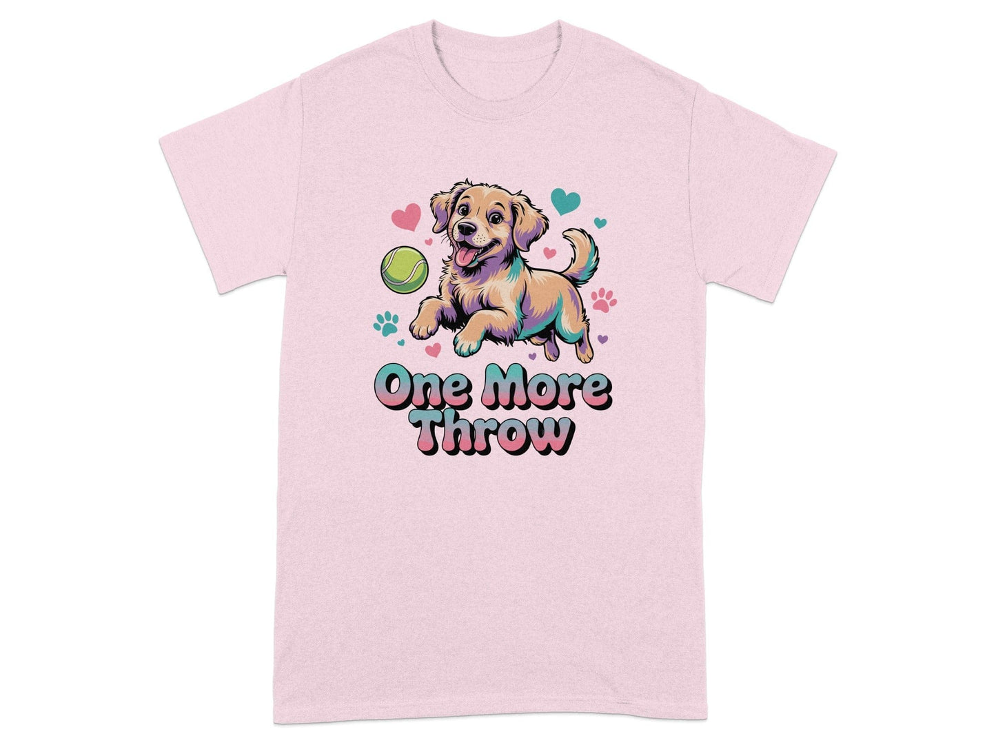 One More Throw Playful Dog Graphic Tee product type