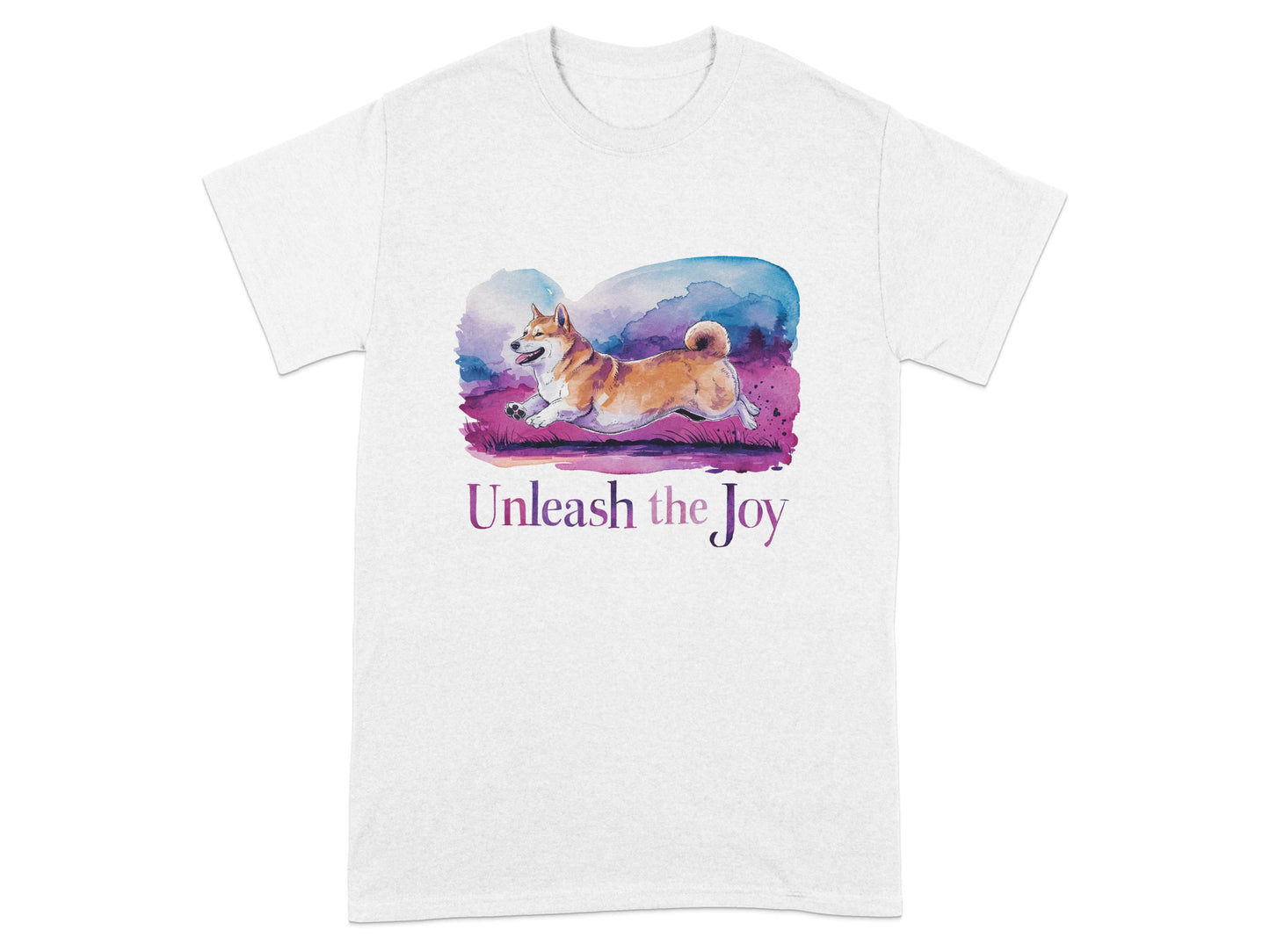 Unleash the Joy Dog Illustration T-shirt product type