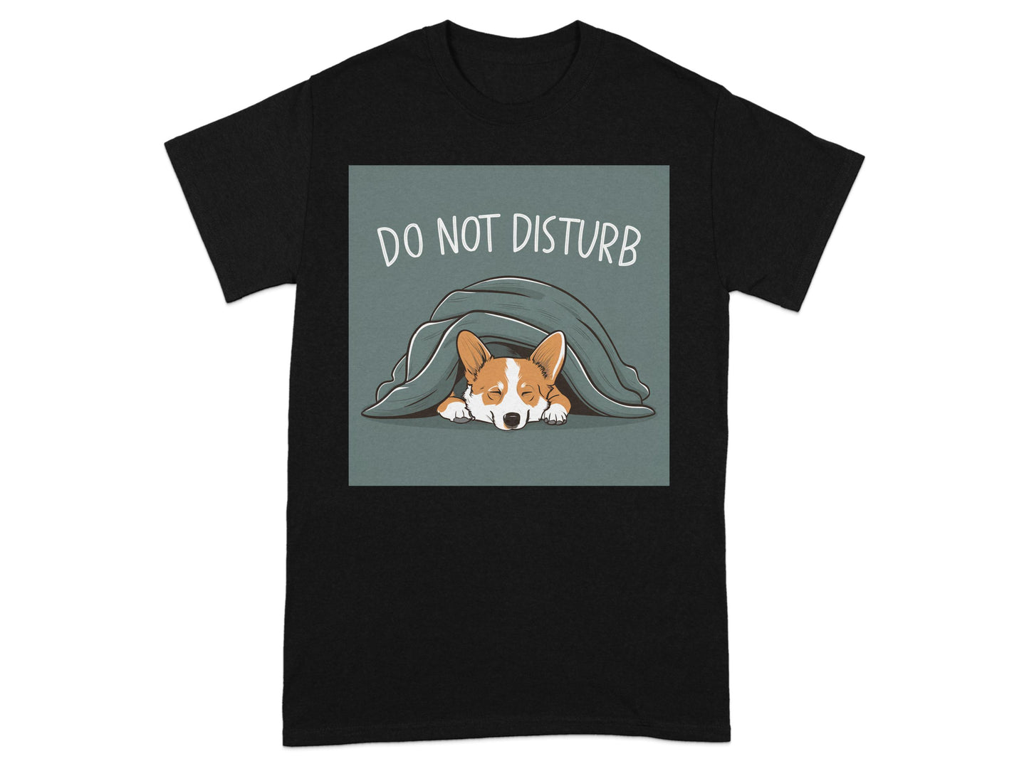 Corgi Do Not Disturb Cute Unisex Graphic Tee product