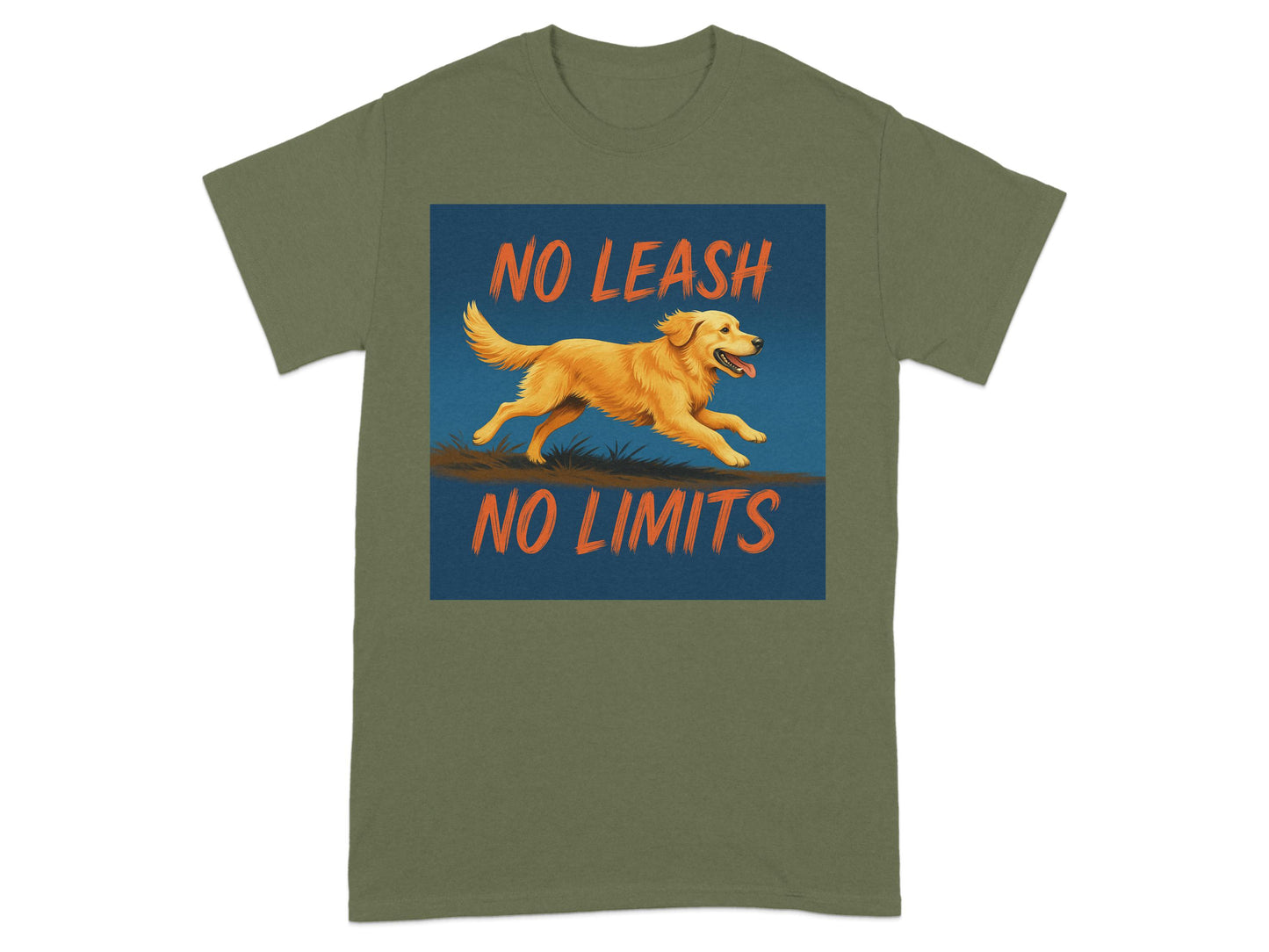 No Leash No Limits Golden Retriever T-Shirt product