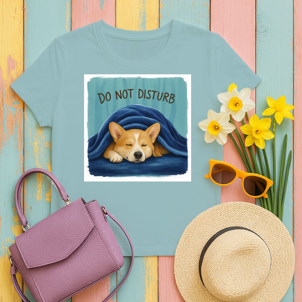 Do Not Disturb Sleeping Dog Graphic T-shirt product type