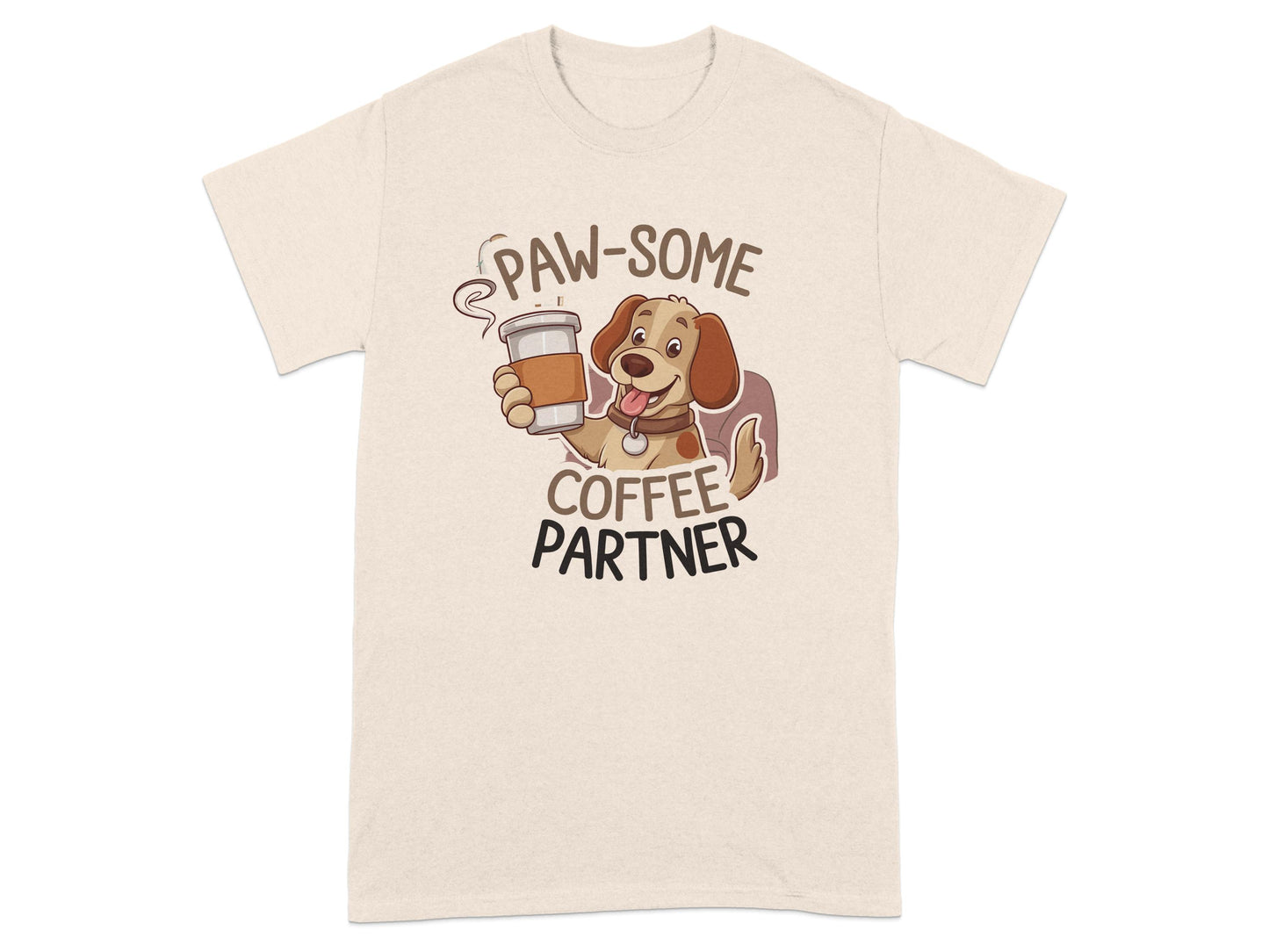 Paw-Some Coffee Partner Graphic T-shirt product