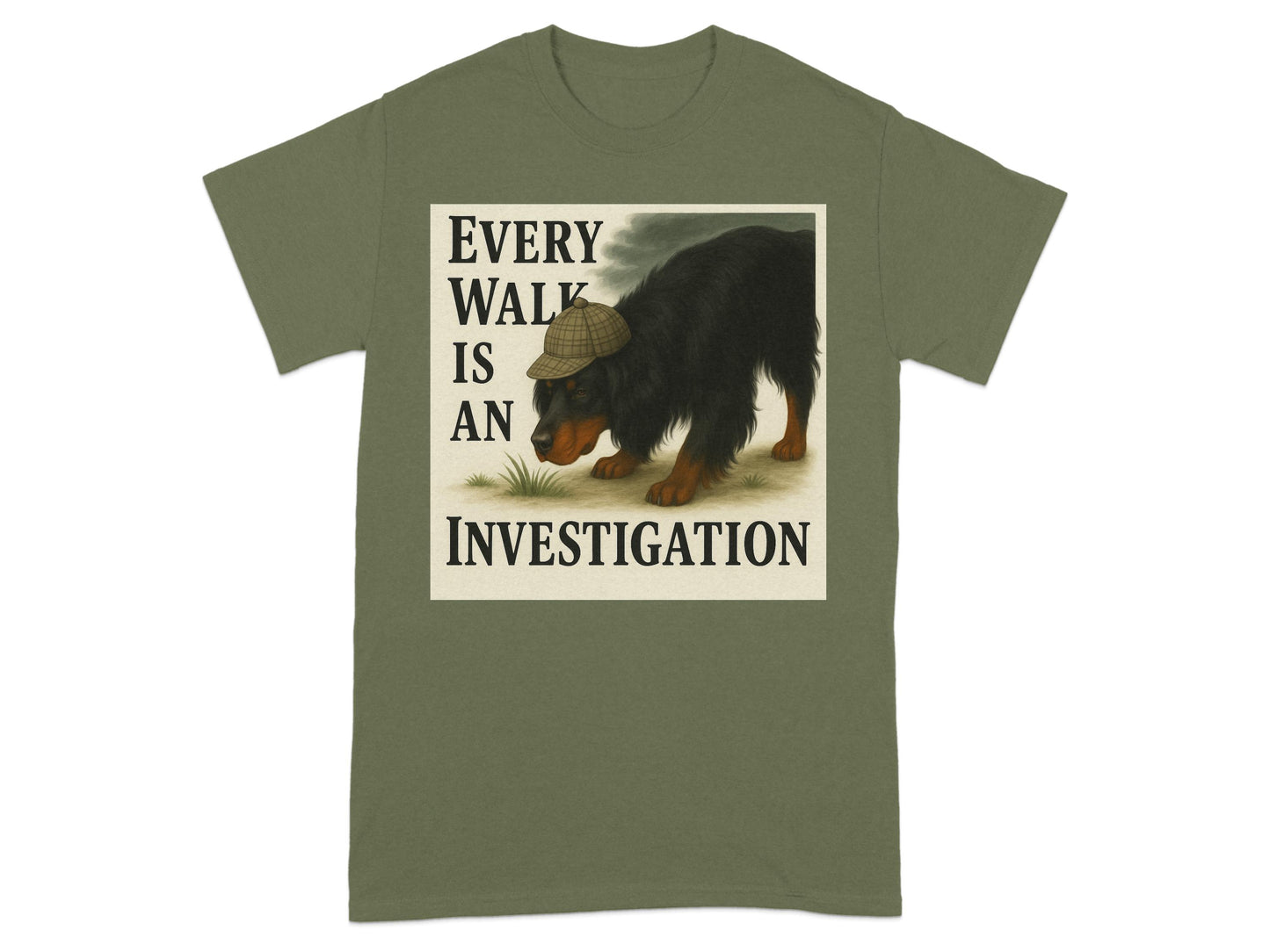 Every Walk is an Investigation T-Shirt product type
