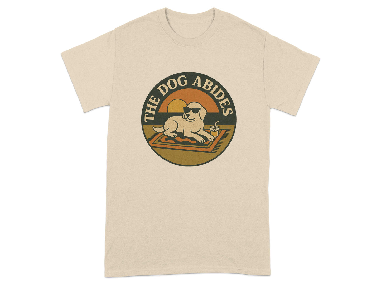 The Dog Abides Fun Graphic Tee Unisex T-shirt product type