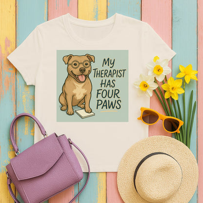 My Therapist Has Four Paws Cute Dog Graphic product type