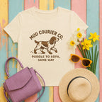 english springer spaniel mud-courier tee flat lay hero
