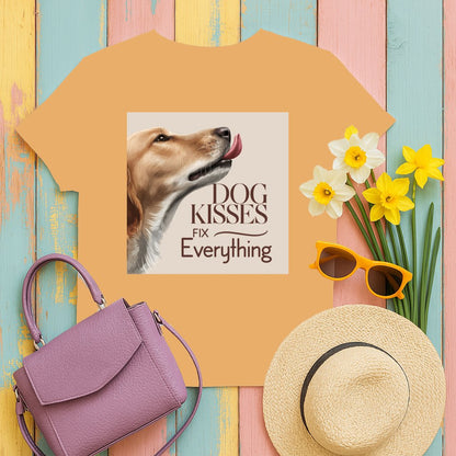 Dog Kisses Fix Everything Graphic T-Shirt product