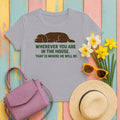 Barbet Wherever You Are in the House Tee in Athletic Heather