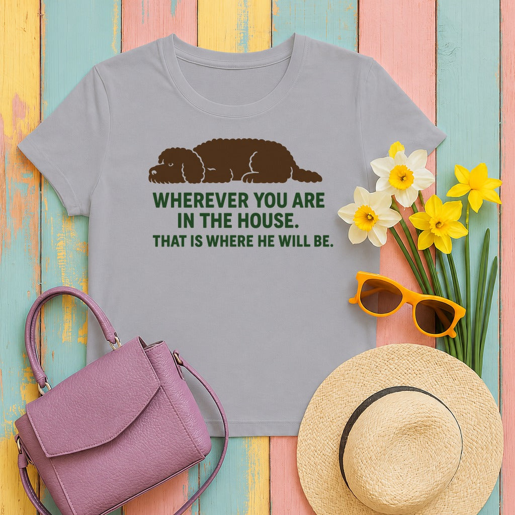 Barbet Wherever You Are in the House Tee in Athletic Heather