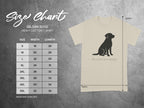 Be loyal love deeply T-shirt with dog silhouette design