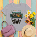 Wirehaired Pointing Griffon Low Power Mode t-shirt in Athletic Heather