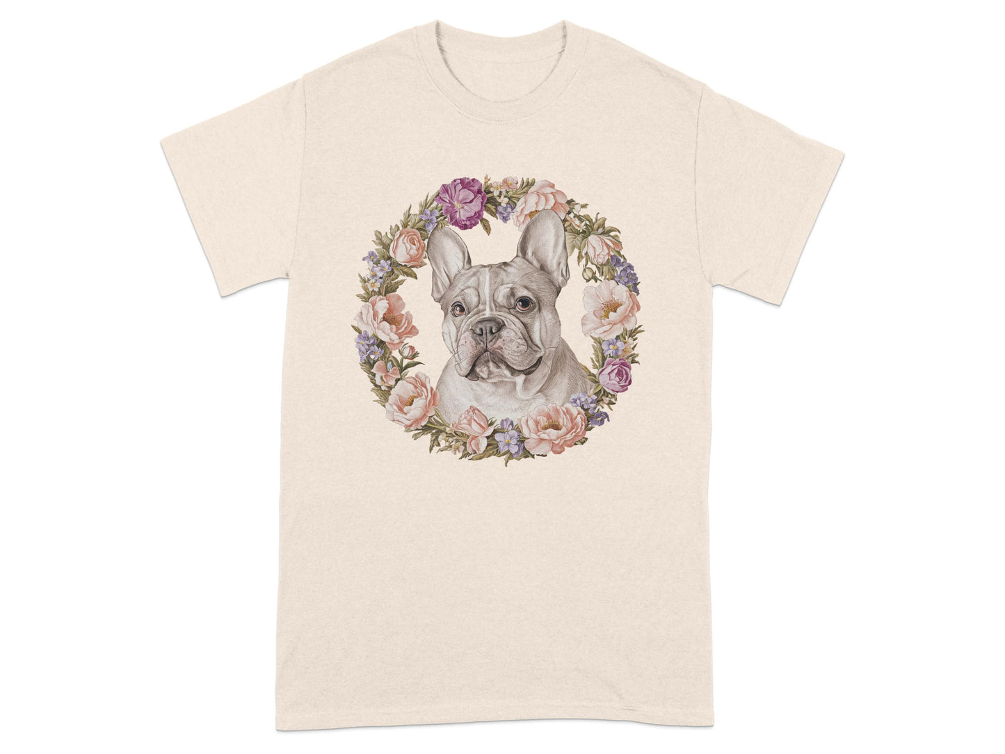 French Bulldog Floral Print Unisex T-Shirt product