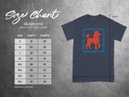Stylish Poodle Graphic Tee Unisex Casual T-Shirt