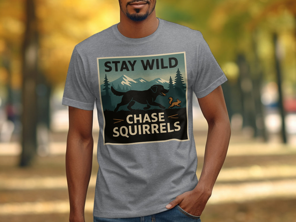 Stay Wild Black Lab t-shirt, view 7