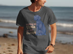 T-shirt with "Walking my Vizsla is my therapy" and dog graphic.