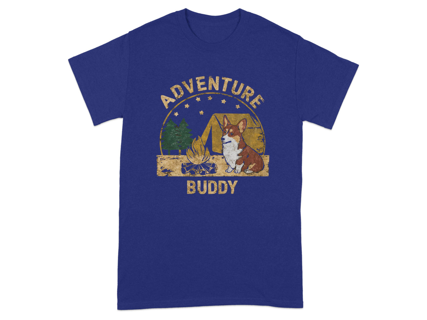 Adventure Buddy Corgi Campfire T-Shirt product type