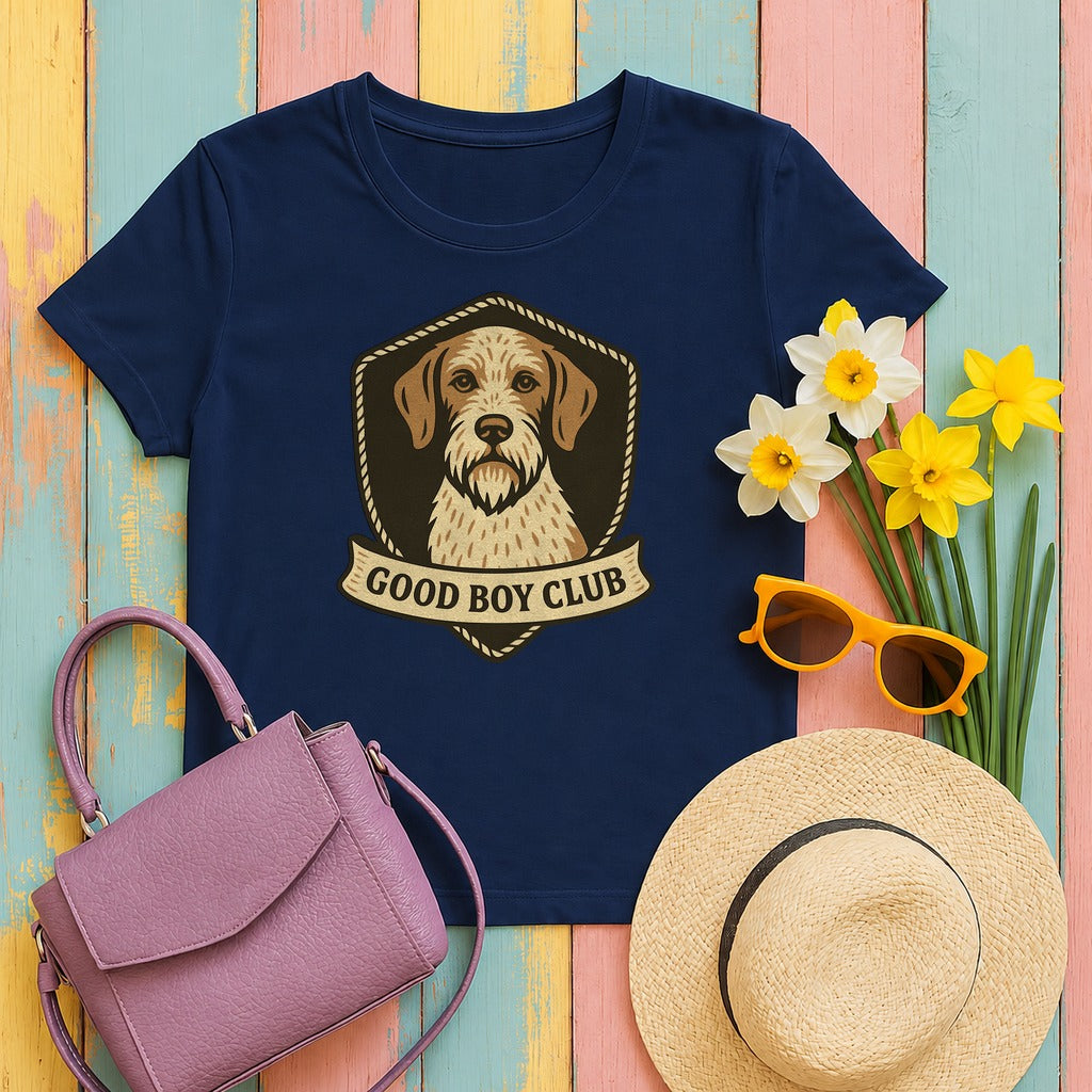 GWP Good Boy Club Tee in Navy