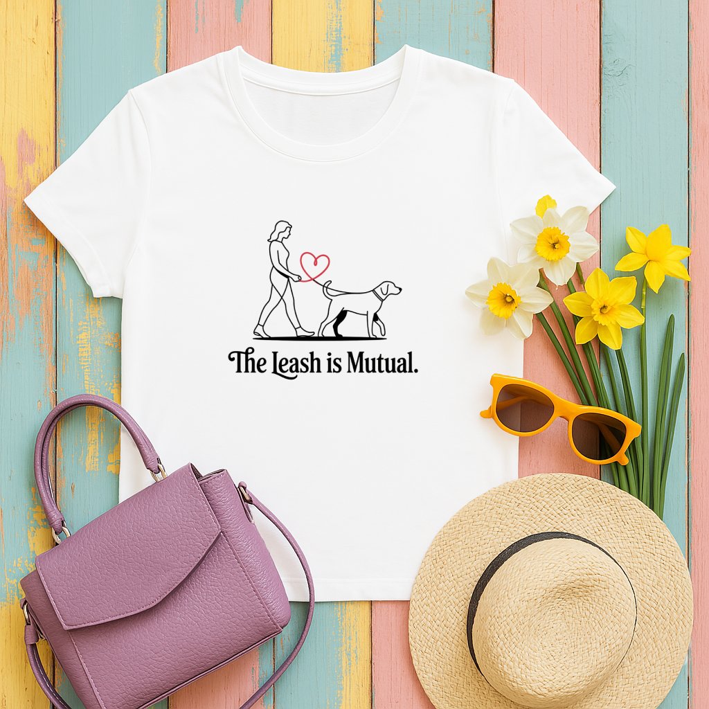 The Leash Is Mutual Graphic Printed T-Shirt product