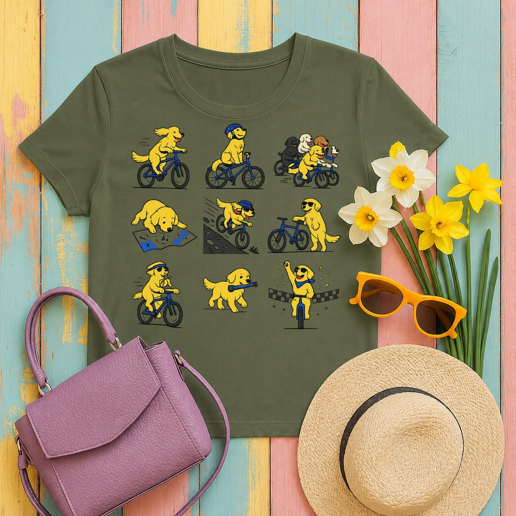 w3hero golden-retriever-cycle-club-t-shirt tee flat lay hero v8