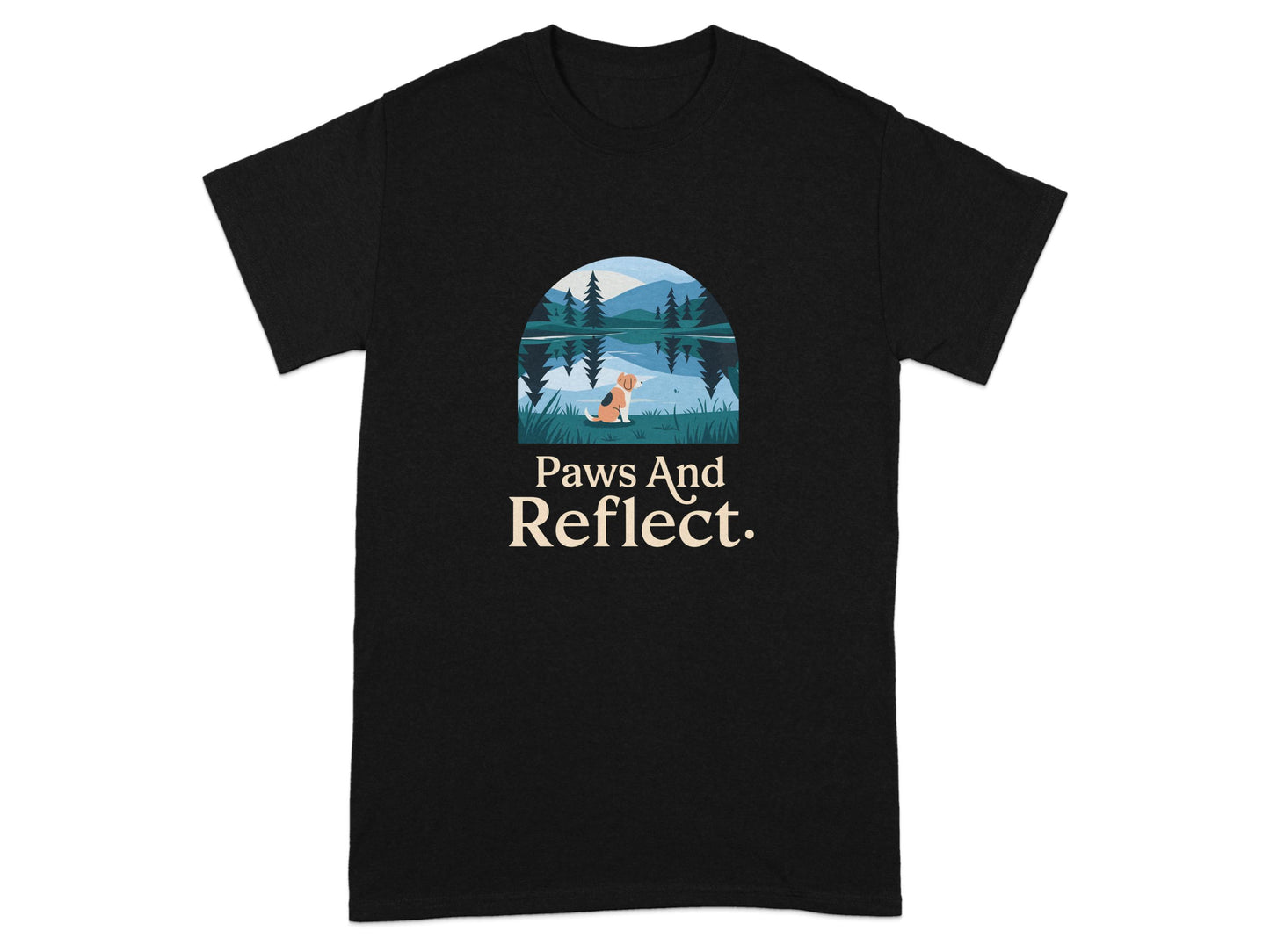Paws and Reflect Nature Scene T-Shirt product
