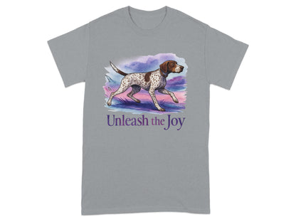 Unleash the Joy Dog Illustration T-Shirt product type