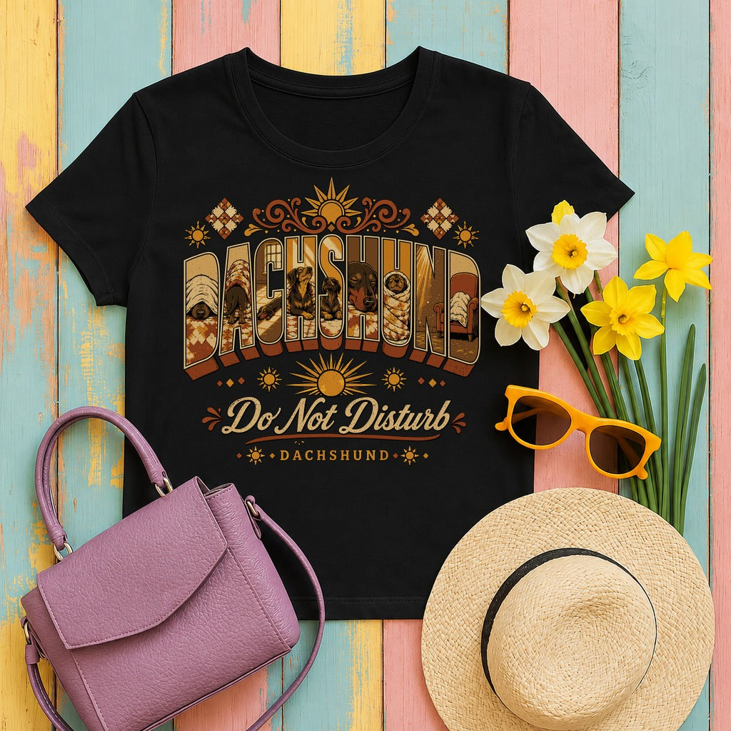 Cozy Dachshund t-shirt