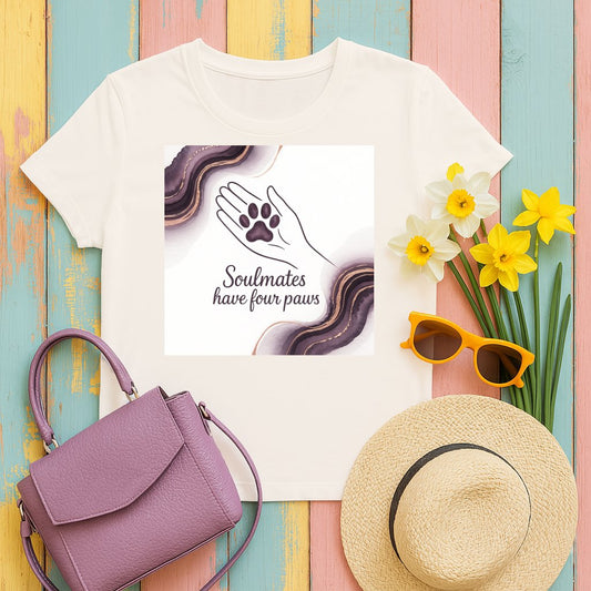 Soulmates Have Four Paws Printed T-Shirt product type